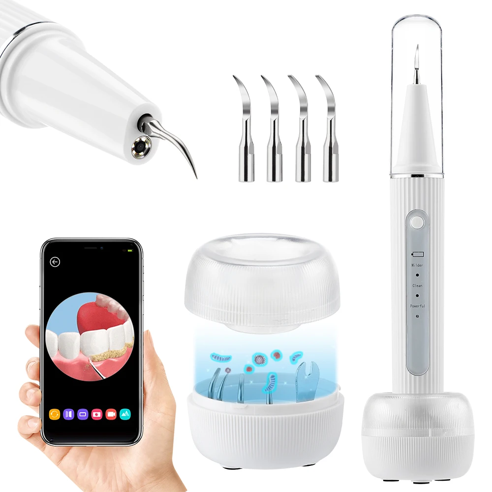 

Ультразвуковой прибор для чистки зубов, электрическое приспособление для накипи зубов, средство для отбеливания зубов с коробкой для хранения, гигиена полости рта