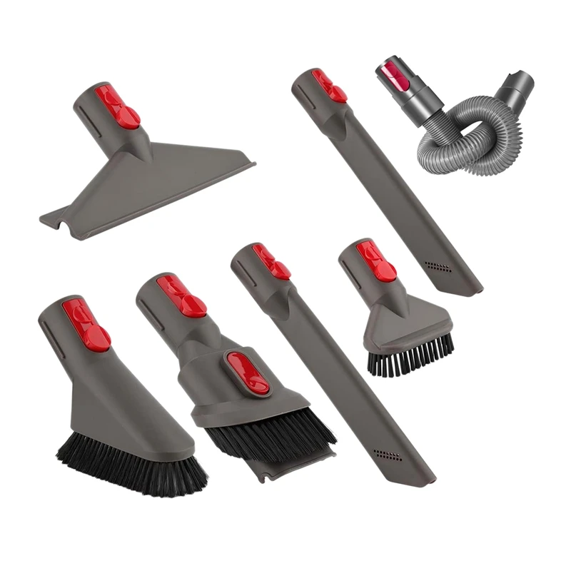 Tool Attachments Kit Compatible for Dyson V11 V10 V8 V7 Vacuum Cleaner with Hose Crevice Brush Mattress Tool 8 Piece Set
Tool Attachments Kit Compatible for Dyson V11 V10 V8 V7 Vacuum Cleaner with Hose Crevice Brush Mattress Tool 8 Piece Set