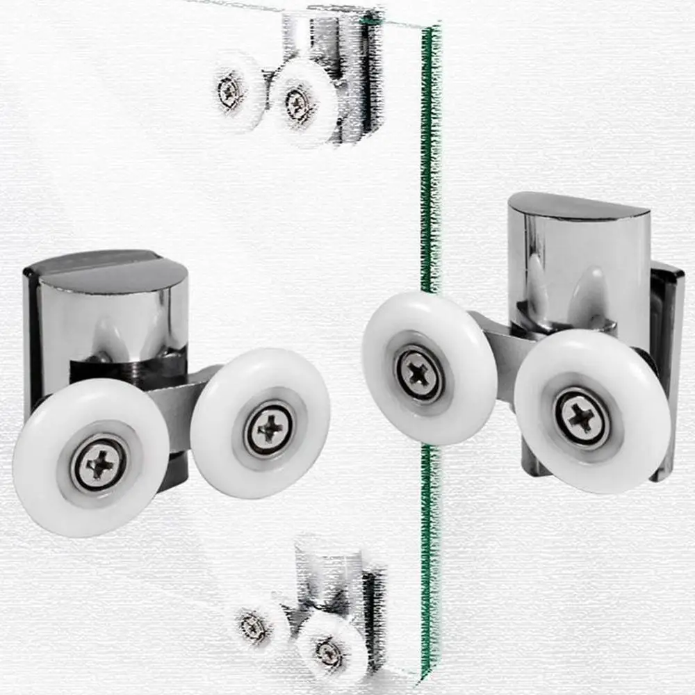 Heavy Duty Zinc Alloy Dual Wheel Top/Bottom Shower bottom) Door Wheel Rollers Dia(2 23mm top 2 Runners E8O1
Heavy Duty Zinc Alloy Dual Wheel Top/Bottom Shower bottom) Door Wheel Rollers Dia(2 23mm top 2 Runners E8O1