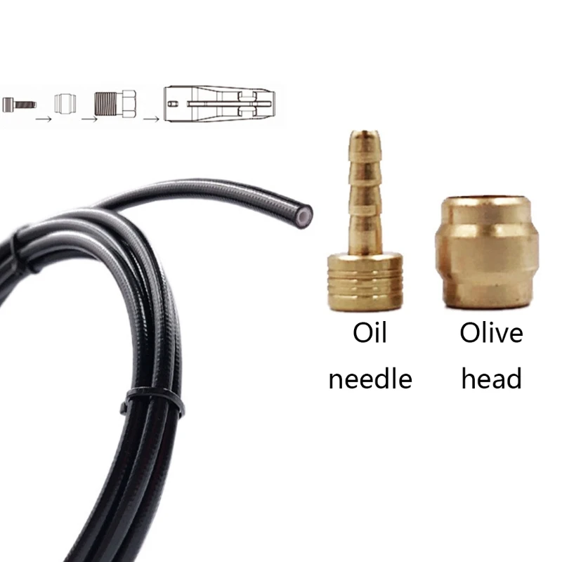 Bicycle Brake Hose+Brass Connection Insert Kit for mt200 m315 m395 m6000 2.5m Bike Hydraulic Disc Brake Tube Set W89F
Bicycle Brake Hose+Brass Connection Insert Kit for mt200 m315 m395 m6000 2.5m Bike Hydraulic Disc Brake Tube Set W89F