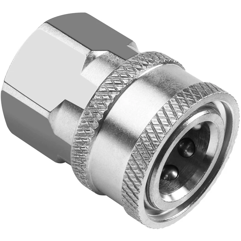 NPT 3/8 Inch Male and Female Quick Connector Kit Pressure Washer Adapter Set and 1 Pieces NPT 3/8 Inch Pressure Washers Quick Co
NPT 3/8 Inch Male and Female Quick Connector Kit Pressure Washer Adapter Set and 1 Pieces NPT 3/8 Inch Pressure Washers Quick Co