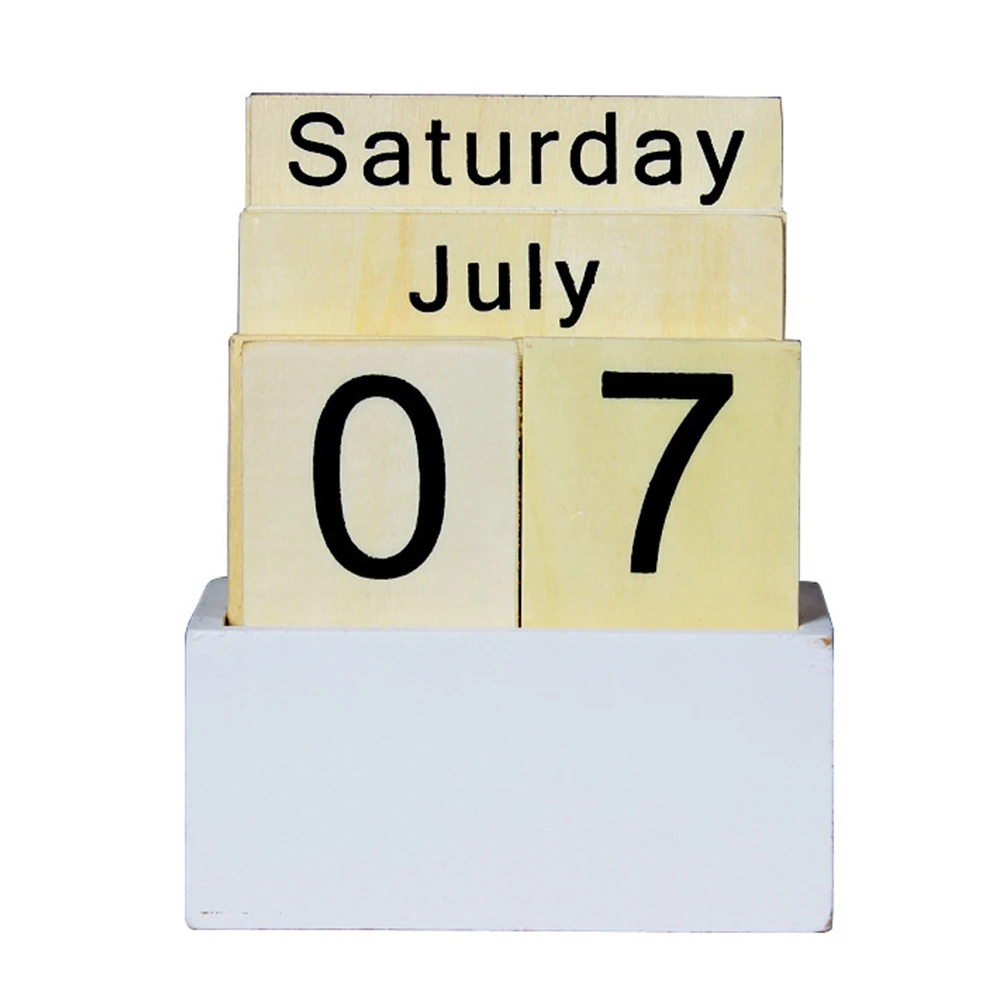 Date Display Photography Props Week Office Month Bar Counter Decoration Home Living Room Wood Block Perpetual Calendar Desk Top
Date Display Photography Props Week Office Month Bar Counter Decoration Home Living Room Wood Block Perpetual Calendar Desk Top
