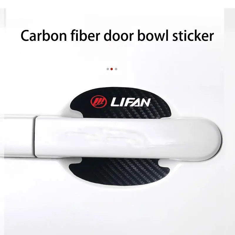 4pcs Car With Logo Carbon Fiber Leather Wrist Of Door Protective Film Sticker For Lifan Solano X60 125CC X50 320 Car Accessories
4pcs Car With Logo Carbon Fiber Leather Wrist Of Door Protective Film Sticker For Lifan Solano X60 125CC X50 320 Car Accessories