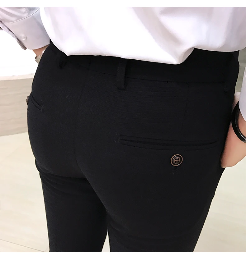 Spring men's casual trousers, fashion solid color wedding Suit Pants ,Brand high quality slim cotton trousers mens Leisure Pants
Spring men's casual trousers, fashion solid color wedding Suit Pants ,Brand high quality slim cotton trousers mens Leisure Pants