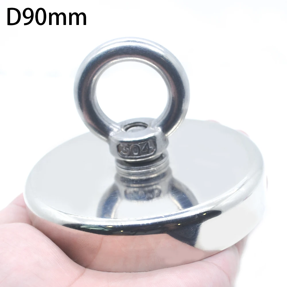 D90MM Strong Magnet Pot Fishing Magnets Salvage Fishing Hook Magnets Neodymium Ring Deep Sea Salvage Recovery Searching Magnets
D90MM Strong Magnet Pot Fishing Magnets Salvage Fishing Hook Magnets Neodymium Ring Deep Sea Salvage Recovery Searching Magnets