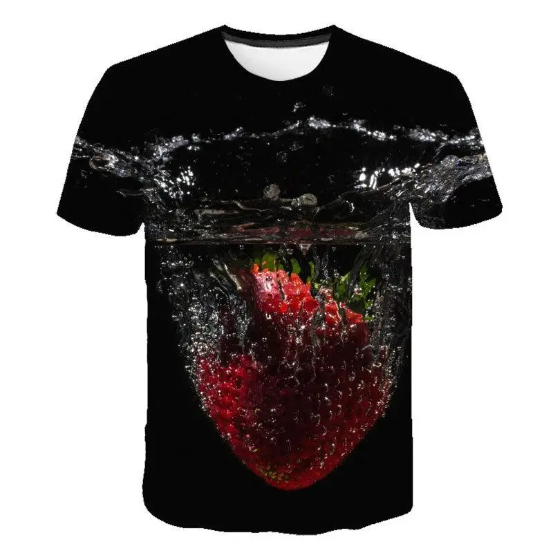 2021 Fruit Style 3D Printed T-shirt Men's Women's Fashion O-neck Short Sleeve T-shirt Strawberry Pattern Hip Hop Street Wear
2021 Fruit Style 3D Printed T-shirt Men's Women's Fashion O-neck Short Sleeve T-shirt Strawberry Pattern Hip Hop Street Wear