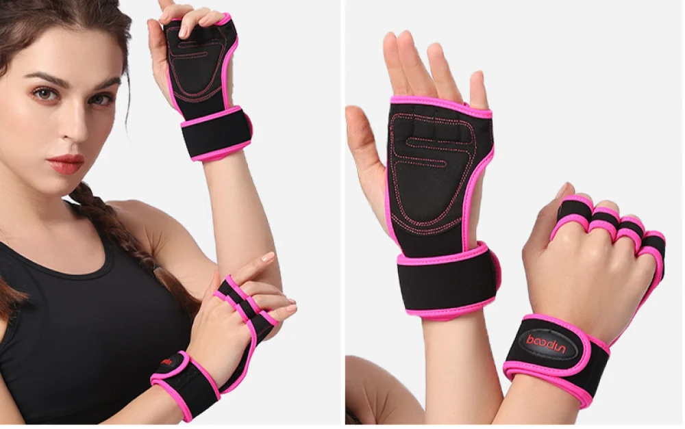Gym Gloves Fitness Weight Lifting Gloves Body Building Dumbbell Training Palm Guard Half Finger Equipment Pull-up Wrist Gloves
Gym Gloves Fitness Weight Lifting Gloves Body Building Dumbbell Training Palm Guard Half Finger Equipment Pull-up Wrist Gloves