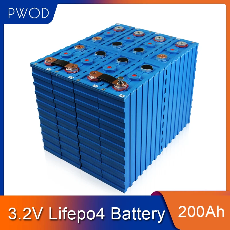 PWOD 8PCS CALB 3.2V 200Ah lifepo4 battery DIY 12v 24v for Electric car RV Solar Energy storage system EU US tax free
PWOD 8PCS CALB 3.2V 200Ah lifepo4 battery DIY 12v 24v for Electric car RV Solar Energy storage system EU US tax free