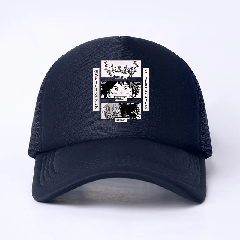 Japanese Anime My Hero Academia Baseball Cap Men's Women's Hip-hop Dad Mesh Hat Trucker Hat Fashion Cap
Japanese Anime My Hero Academia Baseball Cap Men's Women's Hip-hop Dad Mesh Hat Trucker Hat Fashion Cap