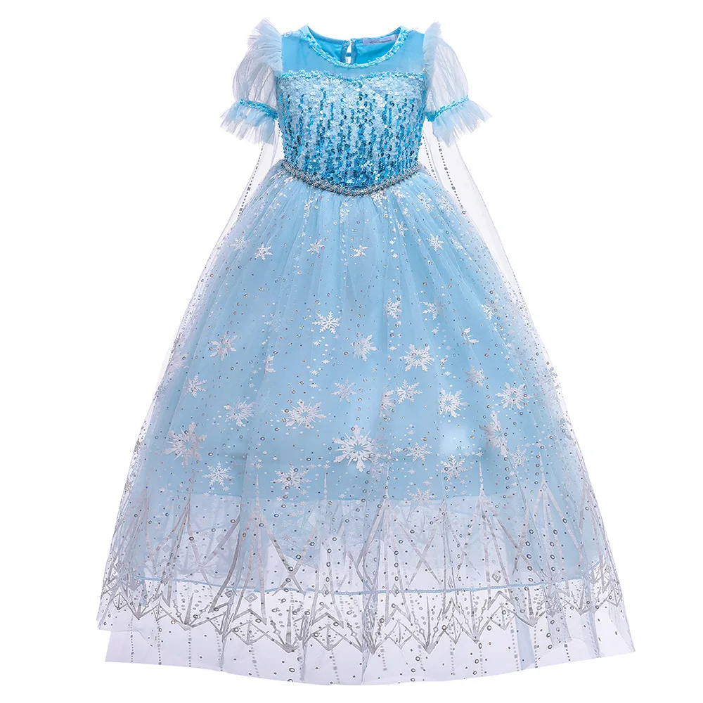 Short Sleeve Halloween Princess Dresses Kids Clothes Girls Dress Fancy Blue Sequins Costume Party Dress Ballgown Vestido 2021
Short Sleeve Halloween Princess Dresses Kids Clothes Girls Dress Fancy Blue Sequins Costume Party Dress Ballgown Vestido 2021