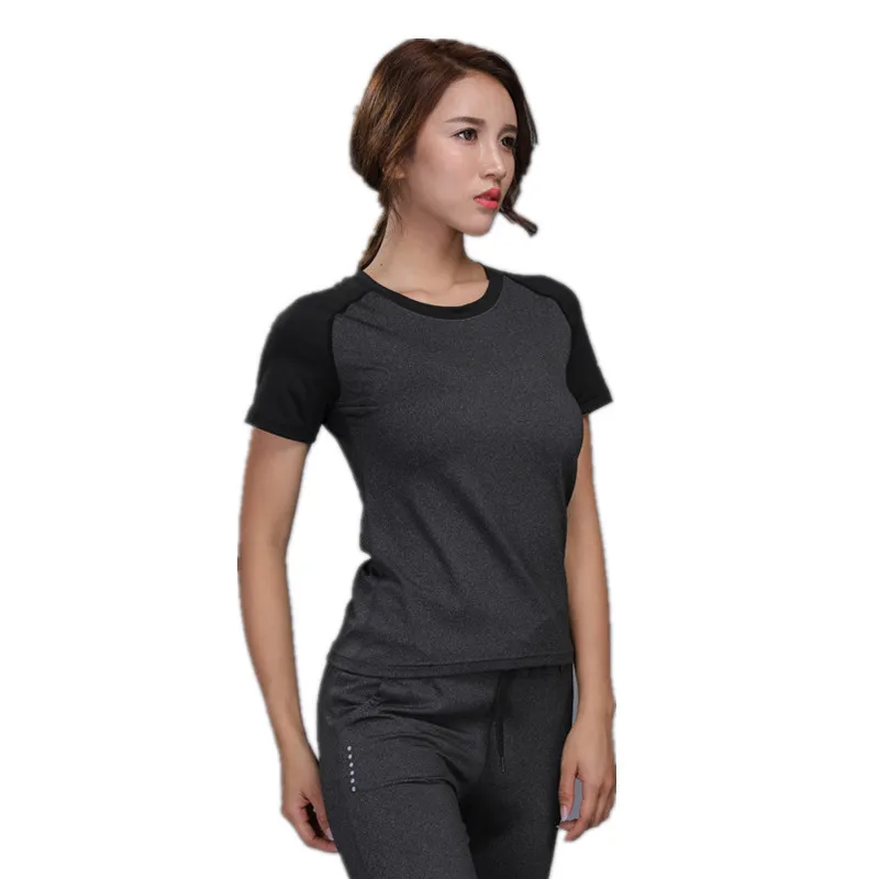For the female gym in spring and summer training coat running air sport suit loose speed dry clothes
For the female gym in spring and summer training coat running air sport suit loose speed dry clothes