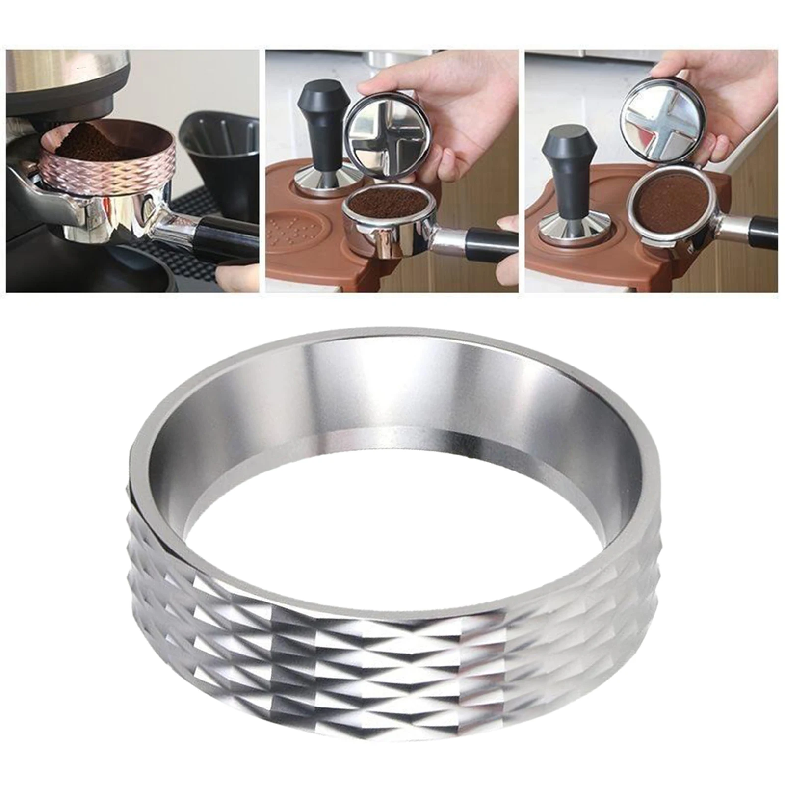 Dosing Funnel Aluminum Smart Dosing Ring for Beer Mug Coffee Powder Tool, Espresso Barista for 58 51 53MM Coffee Filter Tamper
Dosing Funnel Aluminum Smart Dosing Ring for Beer Mug Coffee Powder Tool, Espresso Barista for 58 51 53MM Coffee Filter Tamper