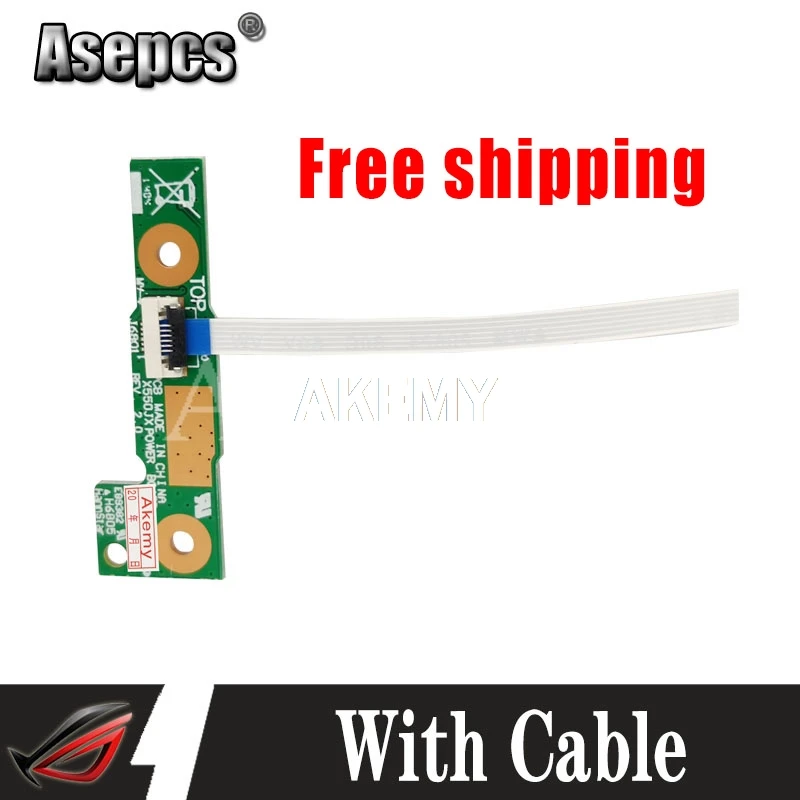 Оригинальный Для For Asus X550 X550V X550C X550CC X550CA X550VC X550VB Переключатель платы кнопки питания с кабелем
Оригинальный Для For Asus X550 X550V X550C X550CC X550CA X550VC X550VB Переключатель платы кнопки питания с кабелем