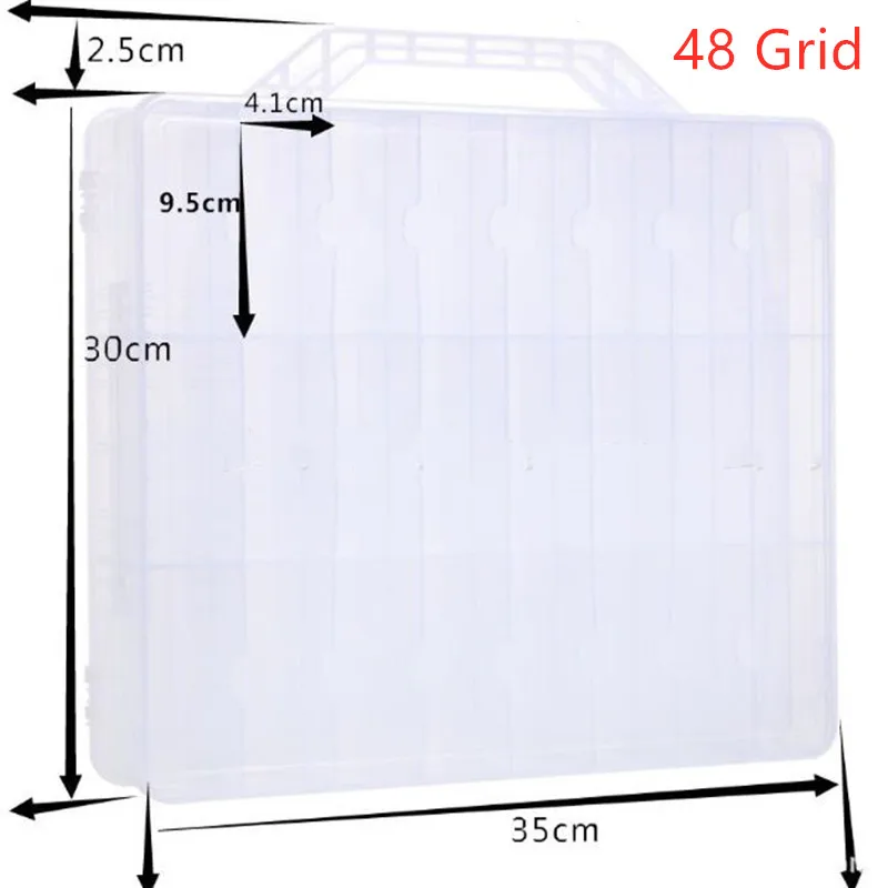 30/48 Grids Makeup Box Cosmetic Storage Box Nail Polish Nail Art Jewelry Transparent Plastic Box Lipstick Double Layer Holder
30/48 Grids Makeup Box Cosmetic Storage Box Nail Polish Nail Art Jewelry Transparent Plastic Box Lipstick Double Layer Holder