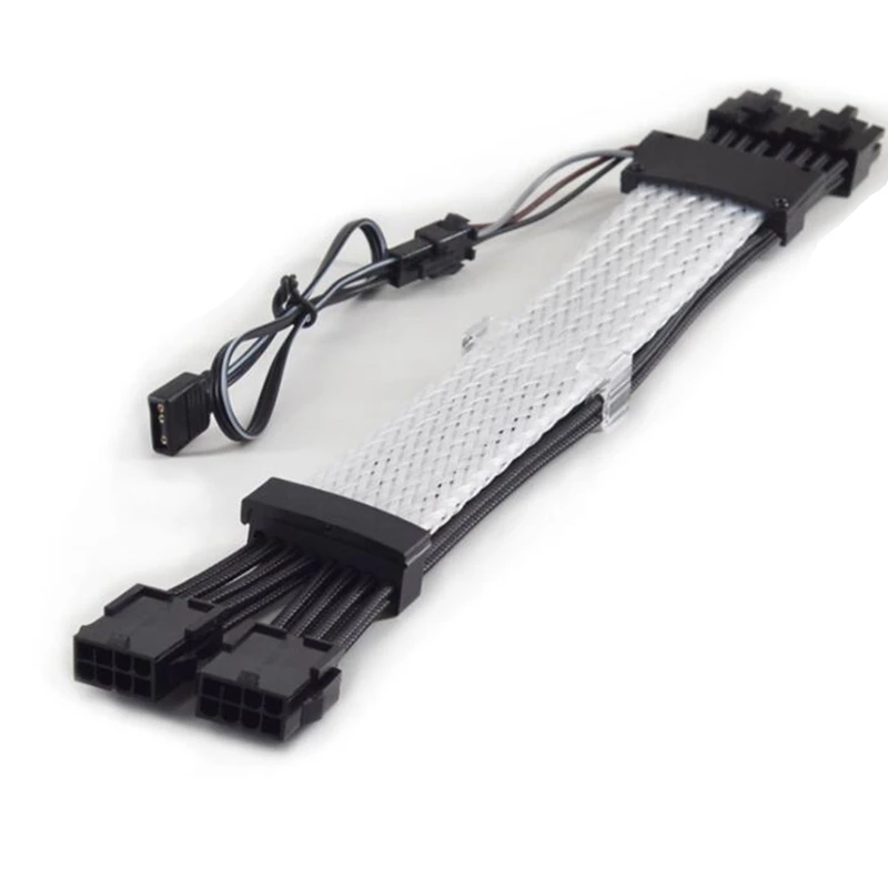 Двойной 8-контактный Удлинительный кабель PCIE RGB, 8-контактный Удлинительный кабель для синхронизации процессора ARGB для ie-карты через синхрон...
Двойной 8-контактный Удлинительный кабель PCIE RGB, 8-контактный Удлинительный кабель для синхронизации процессора ARGB для ie-карты через синхрон...