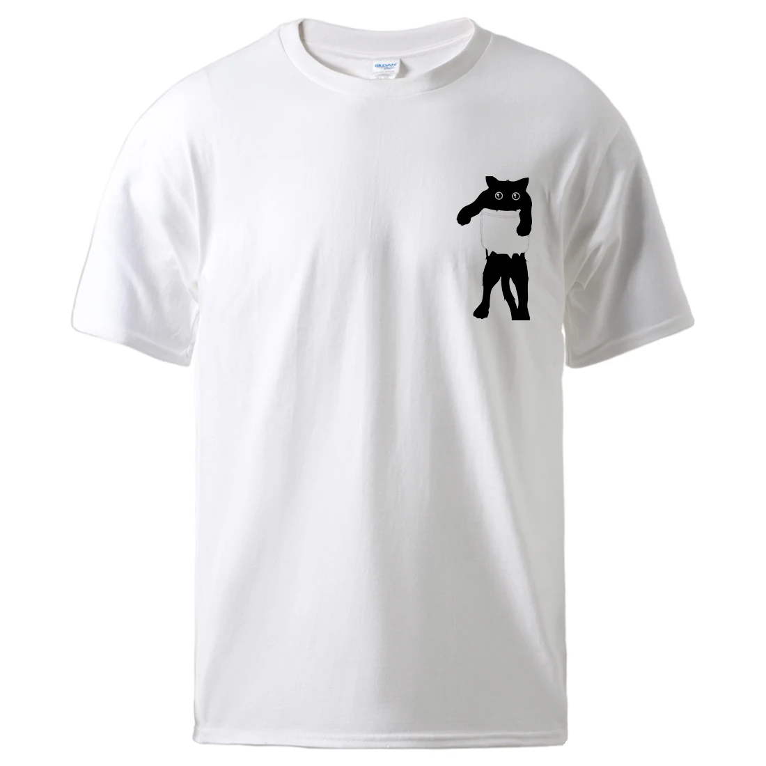 Male Simple Casual Tshirt Cat In Pocket Design Top Animal Graphics Print T Shirt Summer Short Sleeve Casual Top Pullover
Male Simple Casual Tshirt Cat In Pocket Design Top Animal Graphics Print T Shirt Summer Short Sleeve Casual Top Pullover