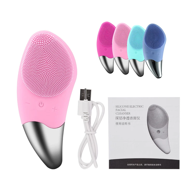 Electric Wash Brush Ultrasonic Vibration Silicone Cleansing Instrument Washing Artifact Pore Cleaning Facial Massage Relaxation
Electric Wash Brush Ultrasonic Vibration Silicone Cleansing Instrument Washing Artifact Pore Cleaning Facial Massage Relaxation