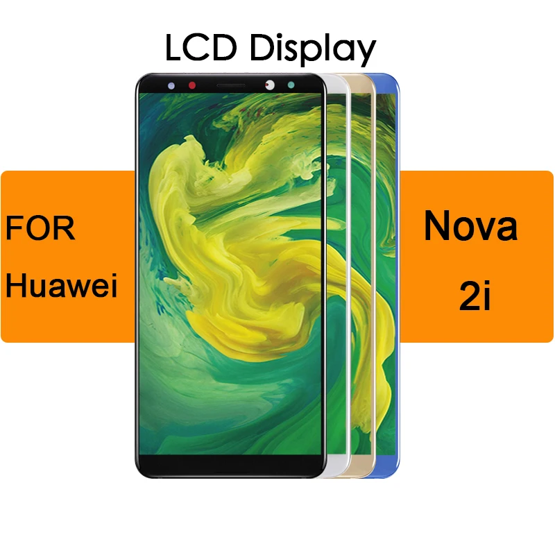 

For Huawei Mate 10 Lite Lcd Display Touch Screen Digitizer With Frame Nova 2i G10 Plus LCD Assembly RNE L01 L02 L03 L21 L22 L23
