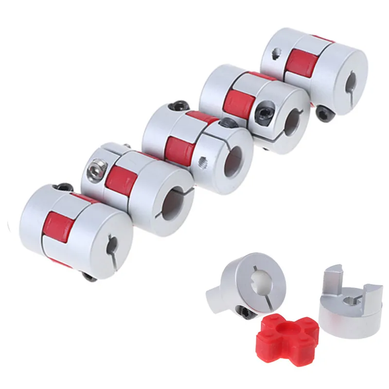 New 5-10mm D20L25 Flexible Jaw Coupler CNC Shaft Spider Stepper Motor Plum Coupling Polyurethane Aluminum Alloy
New 5-10mm D20L25 Flexible Jaw Coupler CNC Shaft Spider Stepper Motor Plum Coupling Polyurethane Aluminum Alloy