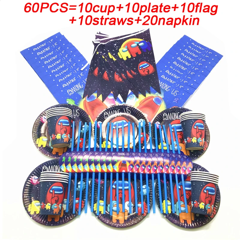 Among Us Birthday Banner Party Decorations Kids Disposable Cup Plates Straws Napkin Tableware Wedding Among Us Party Supplies
Among Us Birthday Banner Party Decorations Kids Disposable Cup Plates Straws Napkin Tableware Wedding Among Us Party Supplies