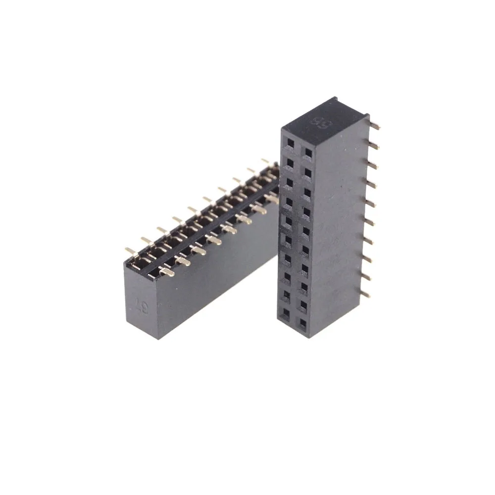 100pcs 2.54mm 2x10 20P Female Header Dual Row Pin Header SMT Plastic height 8.5mm PCB Socket Headers
100pcs 2.54mm 2x10 20P Female Header Dual Row Pin Header SMT Plastic height 8.5mm PCB Socket Headers