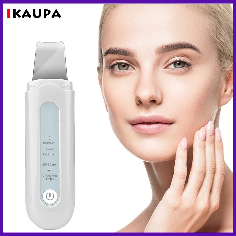 Ultrasonic Facial Skin Scrubber Facial Cleaner Machine Acne Blackhead Remover Peeling Shovel Cleaner Facial Massager Skin Care
Ultrasonic Facial Skin Scrubber Facial Cleaner Machine Acne Blackhead Remover Peeling Shovel Cleaner Facial Massager Skin Care