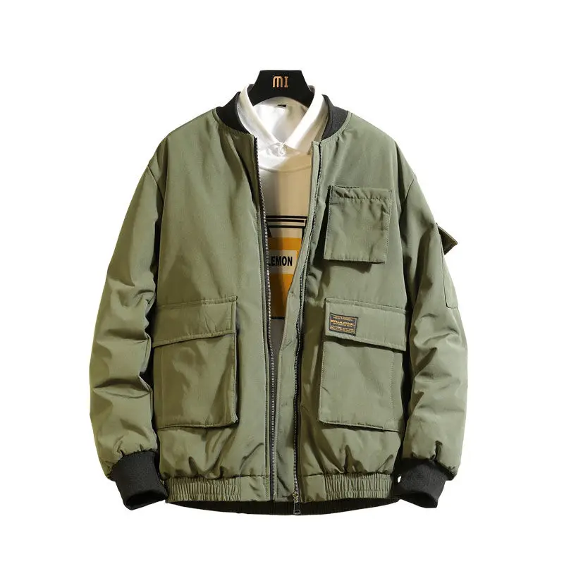 Winter Cotton Padded Jacket Men's Warm Fashion Casual Baseball Uniform Coat Men Wild Loose Korean Short Coat Mens Clothes M-5XL
Winter Cotton Padded Jacket Men's Warm Fashion Casual Baseball Uniform Coat Men Wild Loose Korean Short Coat Mens Clothes M-5XL