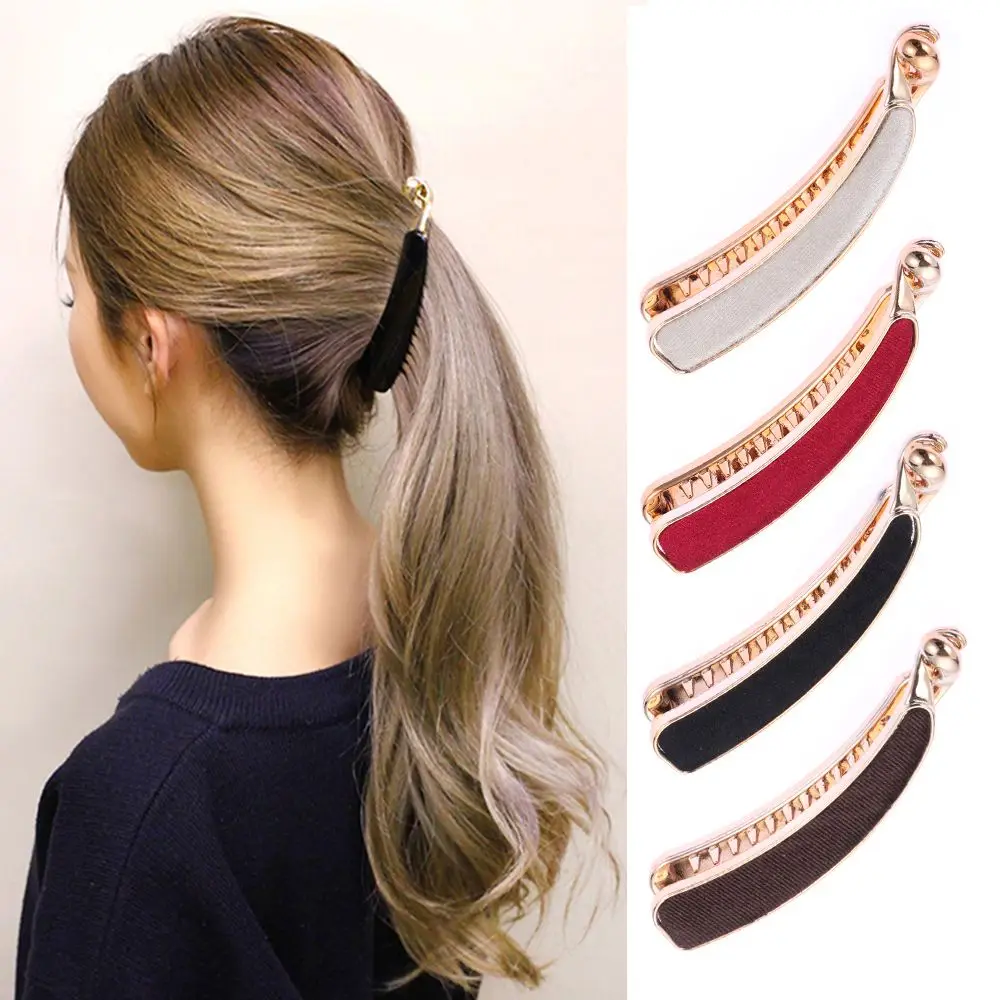 Hair Styling Tools Ponytail Holder Solid Cloth Teeth Hair Clips Women Hair Accessories Girls Hairpins Banana Barrette
Hair Styling Tools Ponytail Holder Solid Cloth Teeth Hair Clips Women Hair Accessories Girls Hairpins Banana Barrette