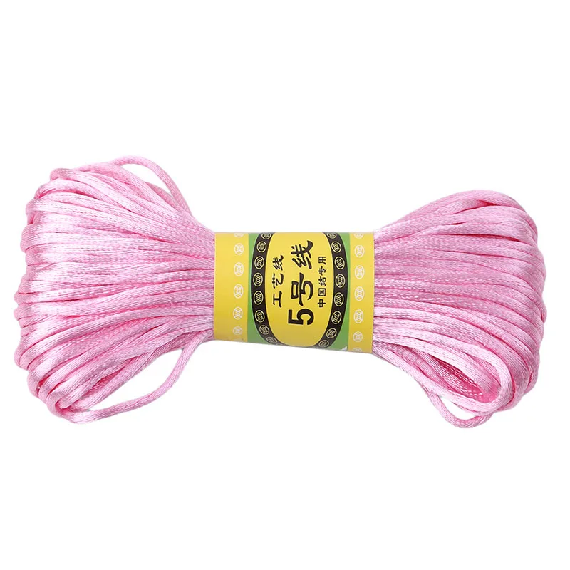 20M/Lot Satin Cords DIY String Cord Nylon Rope Accessary&Findings For Baby Silicone Teething Bead Necklace Jewelry Cord
20M/Lot Satin Cords DIY String Cord Nylon Rope Accessary&Findings For Baby Silicone Teething Bead Necklace Jewelry Cord