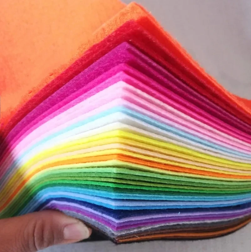 Needlework Felt Fabric Patchwork Nonwoven Cloth Bundle for Kids DIY Scrapbooking Doll Sewing Felt Crafts 10x10cm 10/20/40 Colors
Needlework Felt Fabric Patchwork Nonwoven Cloth Bundle for Kids DIY Scrapbooking Doll Sewing Felt Crafts 10x10cm 10/20/40 Colors
