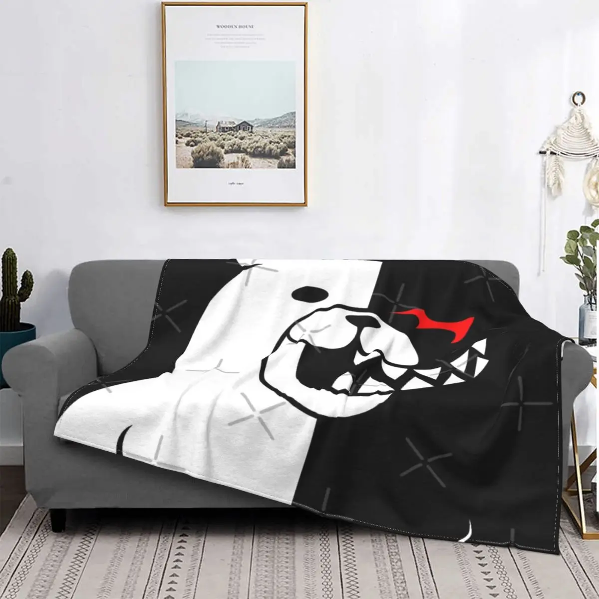 Покрывало Monokuma, покрывало для кровати, покрывало в клетку, аниме плед с капюшоном, плед на диван
Покрывало Monokuma, покрывало для кровати, покрывало в клетку, аниме плед с капюшоном, плед на диван