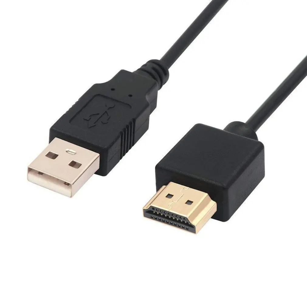 0 5 метров Высокоточный USB-HDMI-совместимый кабель DMI штекер зарядное устройство