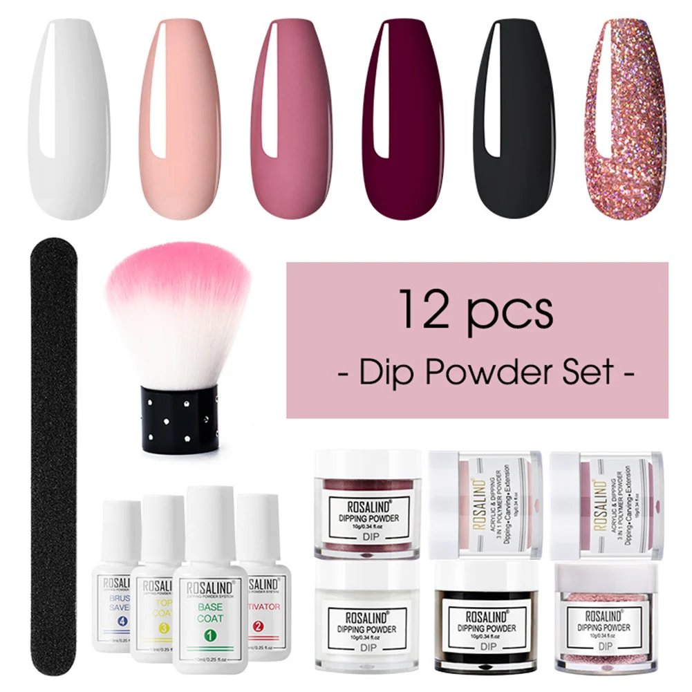12pcs Nail Dip Powder Set Fast Drying Save Time French Nails Manicure Long Lasting Dipping Powder Set For Home Diy Nail Salon
12pcs Nail Dip Powder Set Fast Drying Save Time French Nails Manicure Long Lasting Dipping Powder Set For Home Diy Nail Salon