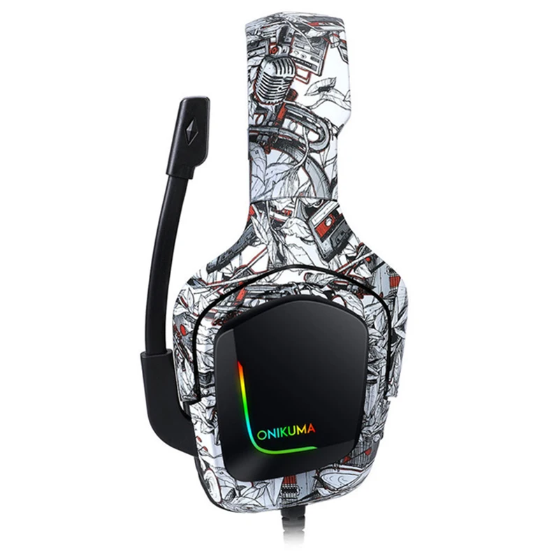 K20 Gaming Headset for PS4 Xbox One PC Gaming Headphone Camouflage 4D Surround Sound and Bass Stereo Noise-Isolation Microphone
K20 Gaming Headset for PS4 Xbox One PC Gaming Headphone Camouflage 4D Surround Sound and Bass Stereo Noise-Isolation Microphone