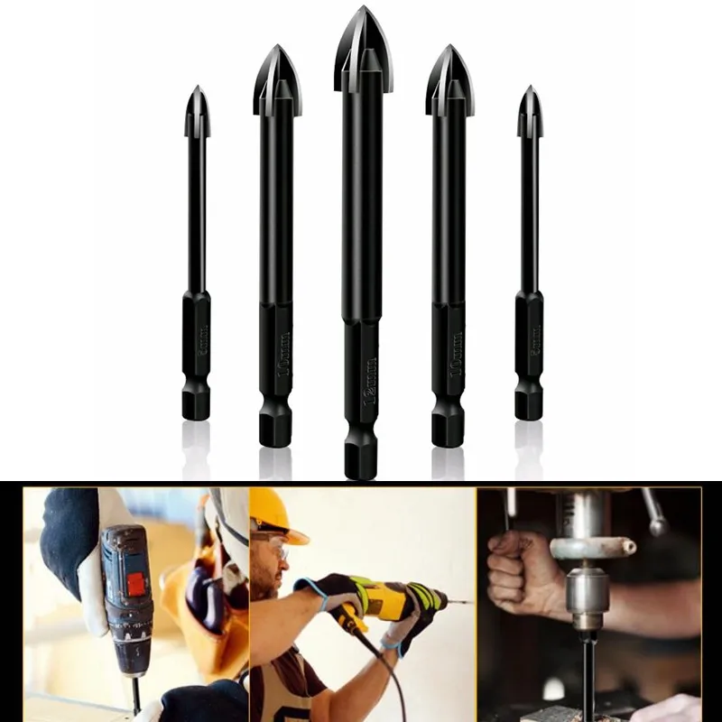 Triangle Drill Bit Set DIY Glass Ceramic Cross Hex Bench Drill Bits Hole Opener Craft Woodworking Repair Tool for Drilling
Triangle Drill Bit Set DIY Glass Ceramic Cross Hex Bench Drill Bits Hole Opener Craft Woodworking Repair Tool for Drilling