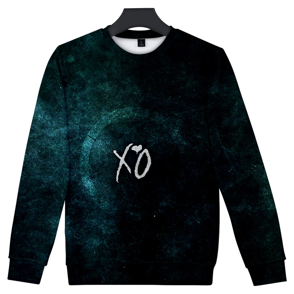 Канадский певец Weeknd Abel Makkonen Tesfaye 3D Толстовка с круглым вырезом для мужчин и женщин