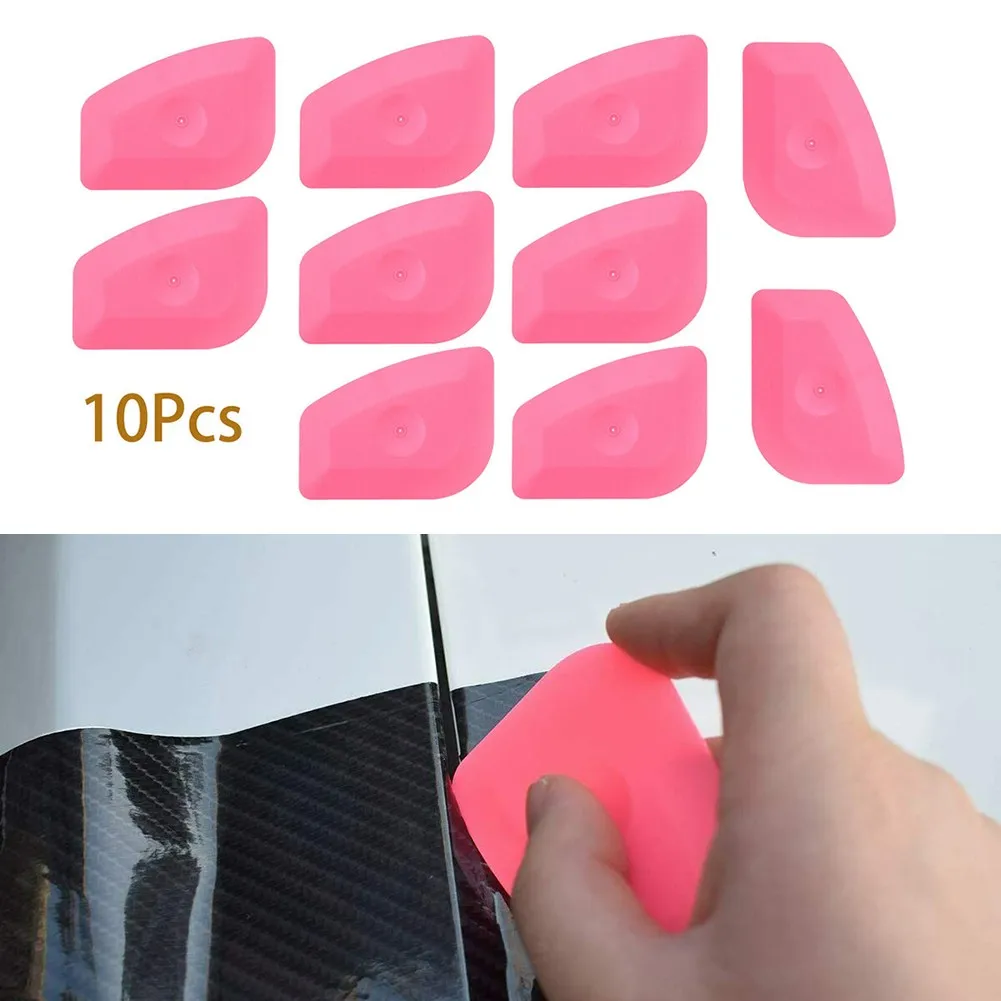 10Pcs Mini Pink Hard Card Squeegee Scraper Tint For Car Stickers Vinyl Film Wrap Paint Protective Film Tools
10Pcs Mini Pink Hard Card Squeegee Scraper Tint For Car Stickers Vinyl Film Wrap Paint Protective Film Tools