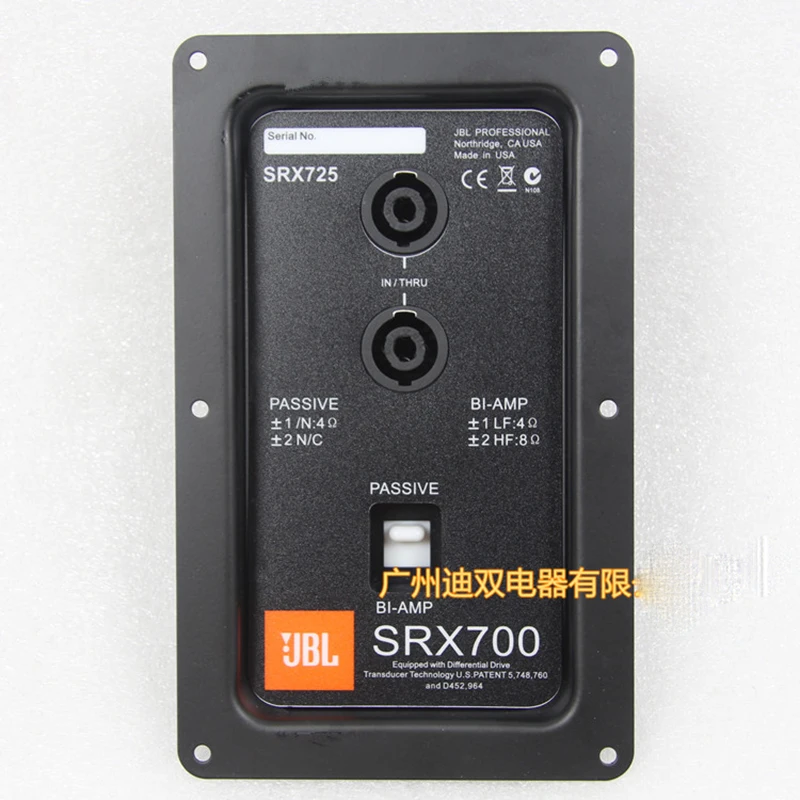 2pcs/lot JBL speaker wiring back panel professional stage speaker junction box dual 4-core ohm head send stickers
2pcs/lot JBL speaker wiring back panel professional stage speaker junction box dual 4-core ohm head send stickers