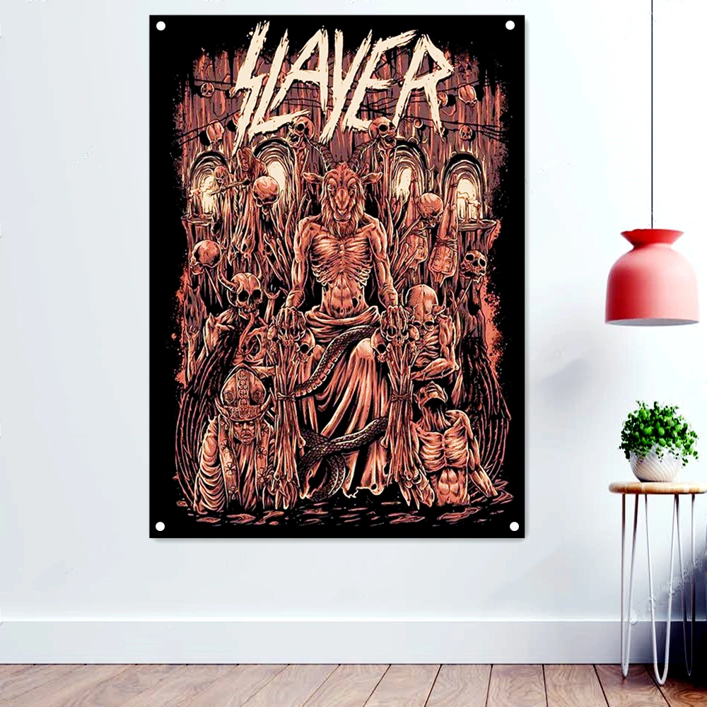 Horror Skeleton Death Metal Artist Flags Wall Chart Tapestry Dark Art Rock Music Poster Band Icon Banner Tapestry Home Decor
Horror Skeleton Death Metal Artist Flags Wall Chart Tapestry Dark Art Rock Music Poster Band Icon Banner Tapestry Home Decor