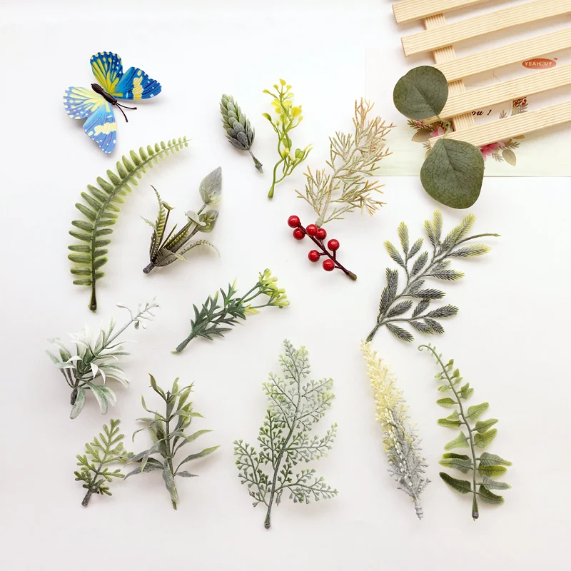 12Pcs Artificial plant flower leaves DIY wedding home Christmas garland fake flowers decoration wreath accessories scrapbooking
12Pcs Artificial plant flower leaves DIY wedding home Christmas garland fake flowers decoration wreath accessories scrapbooking