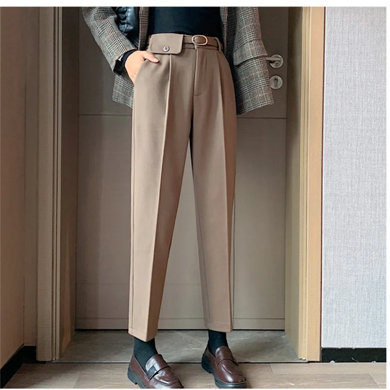 Women's plus size woolen trousers, women's spring and autumn 2021 new high waist loose thin all-match casual harem pants
Women's plus size woolen trousers, women's spring and autumn 2021 new high waist loose thin all-match casual harem pants