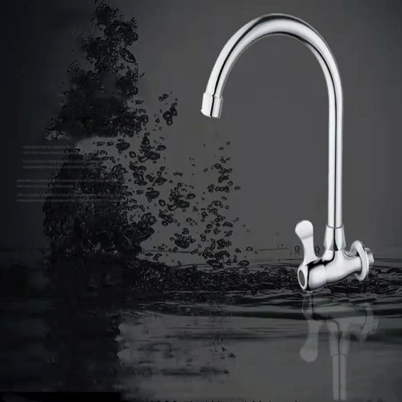 Kitchen single cold copper faucet sink into the wall type faucet universal rotating wash basin faucet home
Kitchen single cold copper faucet sink into the wall type faucet universal rotating wash basin faucet home