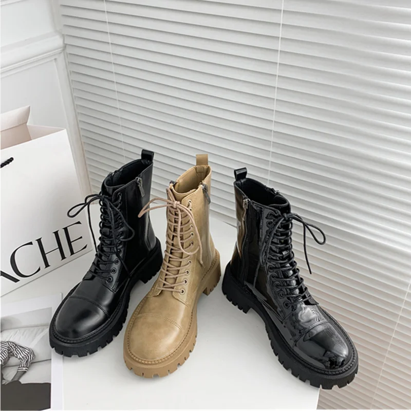 2021 new fashion thick-soled black fried street Martin short boots spring and autumn single boots zipper boots
2021 new fashion thick-soled black fried street Martin short boots spring and autumn single boots zipper boots