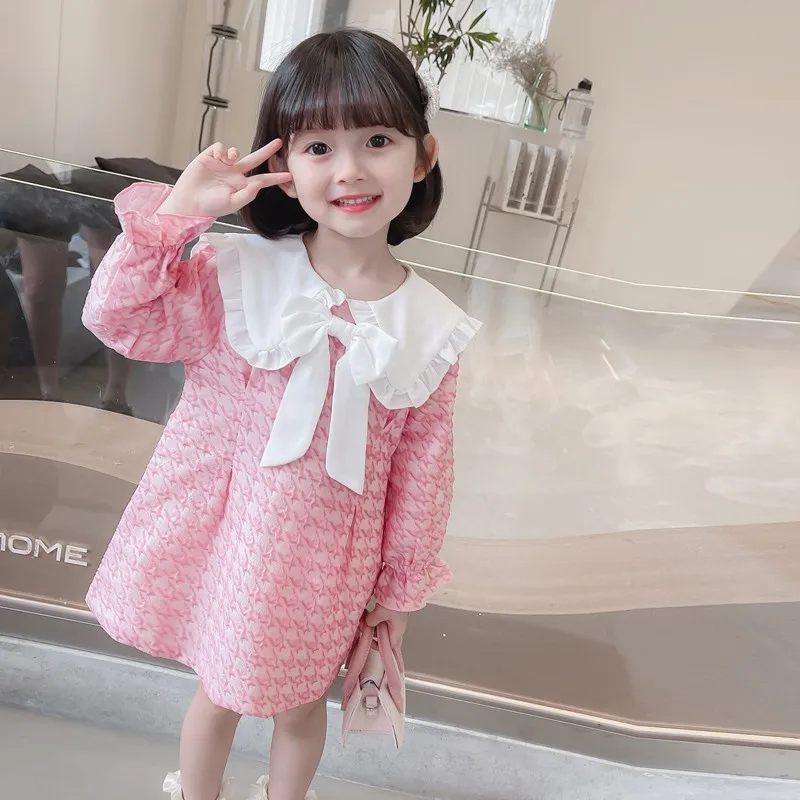 Girls Cute Bow Princess Dresses Spring Autumn Kids Doll Collar Pink Plaid Dress 3-9 Years vestidos Children Birthday Clothes
Girls Cute Bow Princess Dresses Spring Autumn Kids Doll Collar Pink Plaid Dress 3-9 Years vestidos Children Birthday Clothes