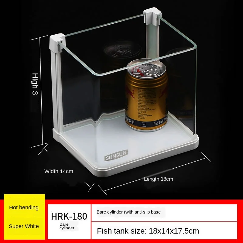 Anti-skid shockproof base desktop hot curved Super white fish tank HD transparent water-free ecological small aquarium mirror si 
Anti-skid shockproof base desktop hot curved Super white fish tank HD transparent water-free ecological small aquarium mirror si