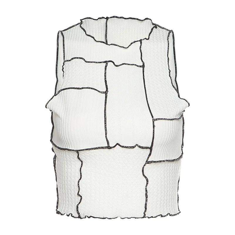 Solid Color Stitching Ruffled Lace Vest Women O Neck Sleeveless Slim Clothing Elegant Lady Casual Street Cropped Top 2021 New
Solid Color Stitching Ruffled Lace Vest Women O Neck Sleeveless Slim Clothing Elegant Lady Casual Street Cropped Top 2021 New