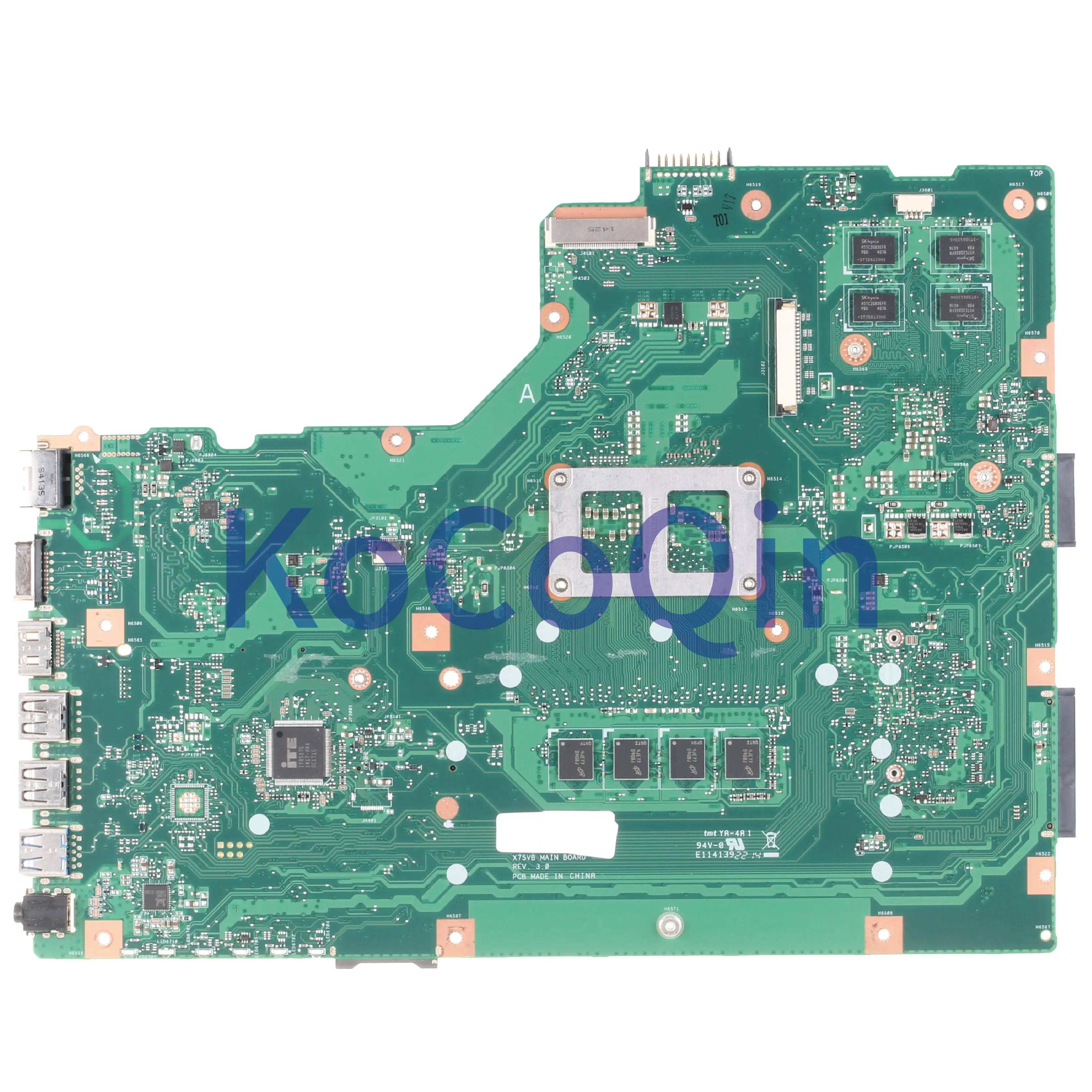 KoCoQin материнская плата для ноутбука ASUS X75VB X75V X75VC X75VD R704V I5 3337U REV.3.0 N14M GE S