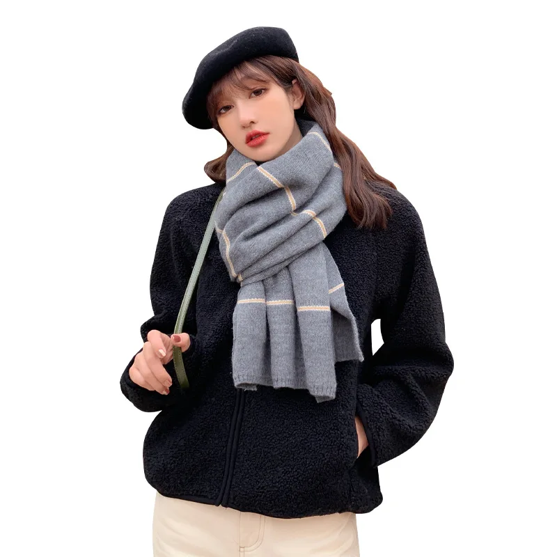 New Horizontal Cashmere Imitation Single Color Scarf Student Dual Purpose Warm Shawl Thickened Neck 40x190cm
New Horizontal Cashmere Imitation Single Color Scarf Student Dual Purpose Warm Shawl Thickened Neck 40x190cm
