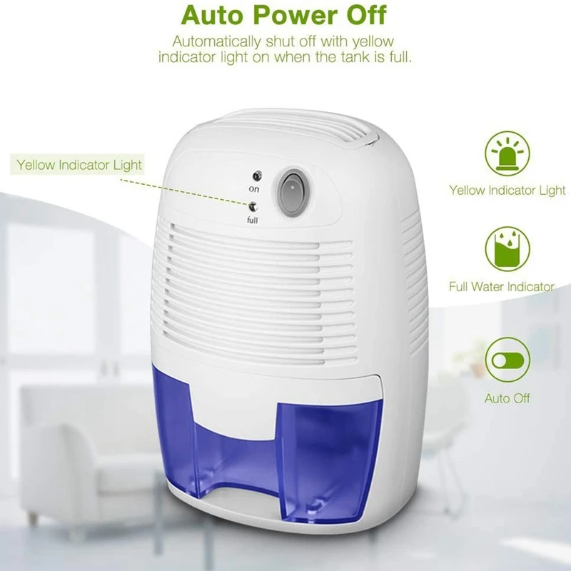 Mini Dehumidifier USB Portable Air Dryer Electric Cooling with 500ML Water Tank for Home Bedroom Kitchen Office Car
Mini Dehumidifier USB Portable Air Dryer Electric Cooling with 500ML Water Tank for Home Bedroom Kitchen Office Car