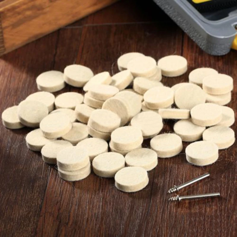 50pcs Felt Wool Polishing Buffing Wheels For Power 1" X 1/4" 25mm X 8mm 2 Drill Electric Grinder Accessories
50pcs Felt Wool Polishing Buffing Wheels For Power 1" X 1/4" 25mm X 8mm 2 Drill Electric Grinder Accessories
